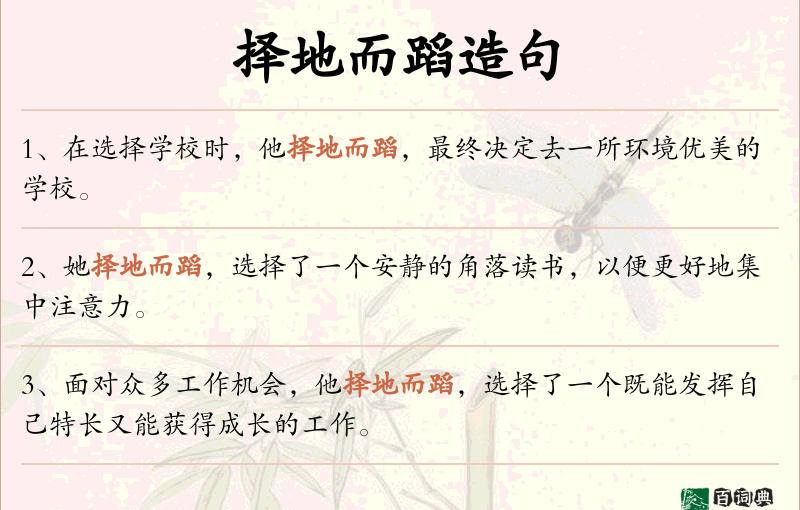 择地而蹈
