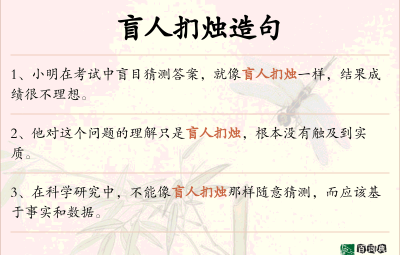 盲人扪烛