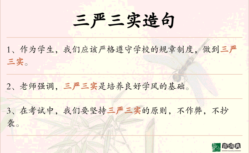 三严三实