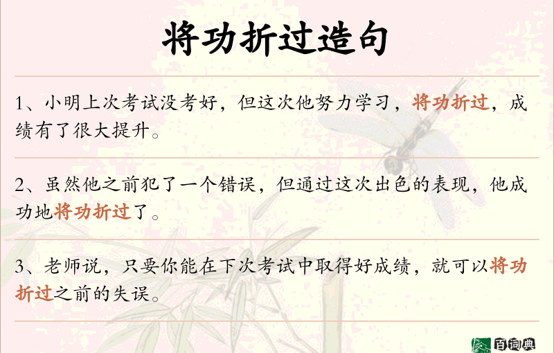将功折过