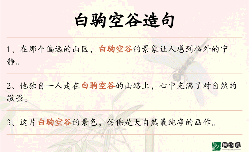 白驹空谷