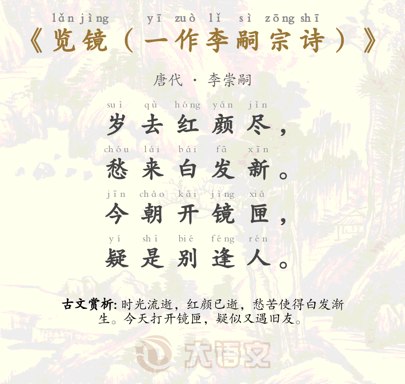 览镜（一作李嗣宗诗）