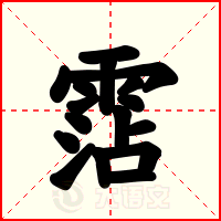 霑