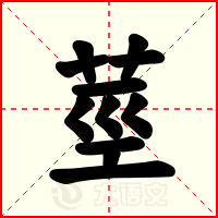 莖