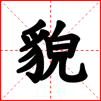 貌