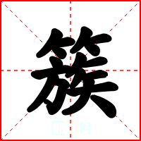 簇