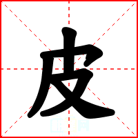 皮