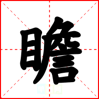 瞻