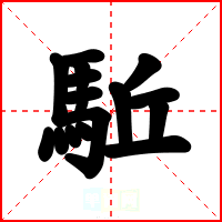 駈