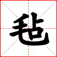 毡