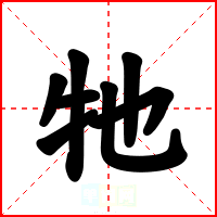 牠