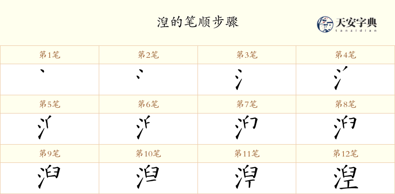 湼