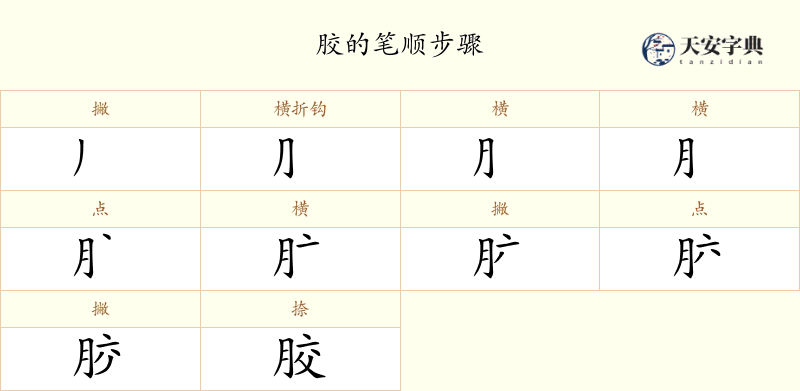 胶
