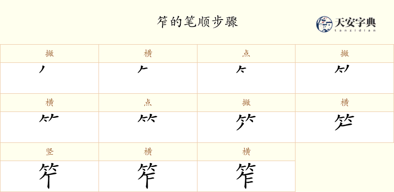 笮