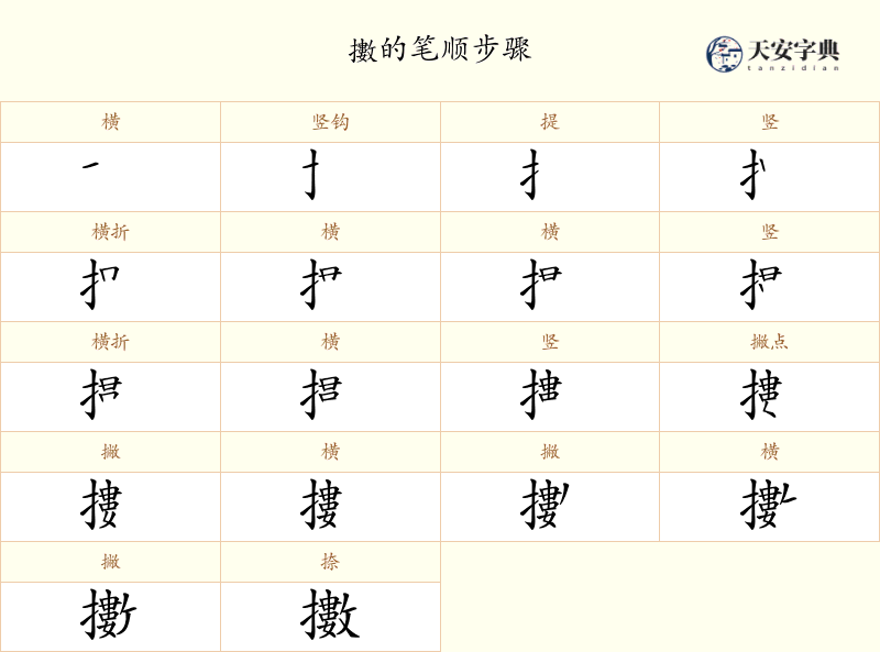 擻