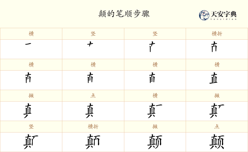 颠