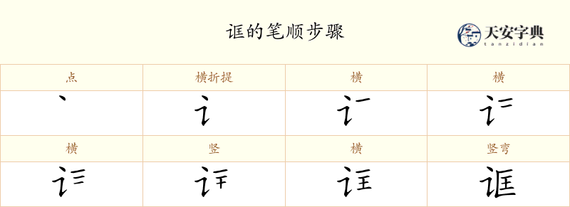 诓