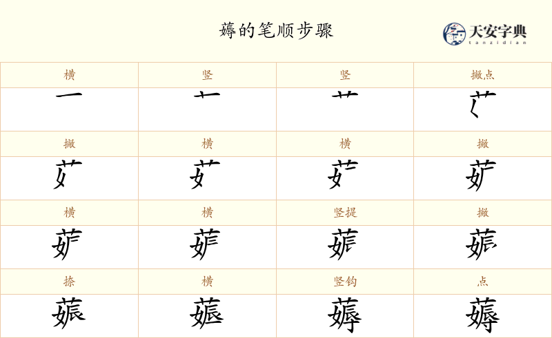 薅
