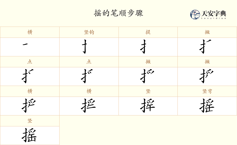 摇