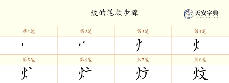 炆