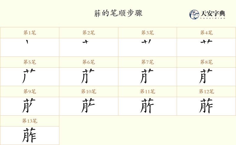 葄