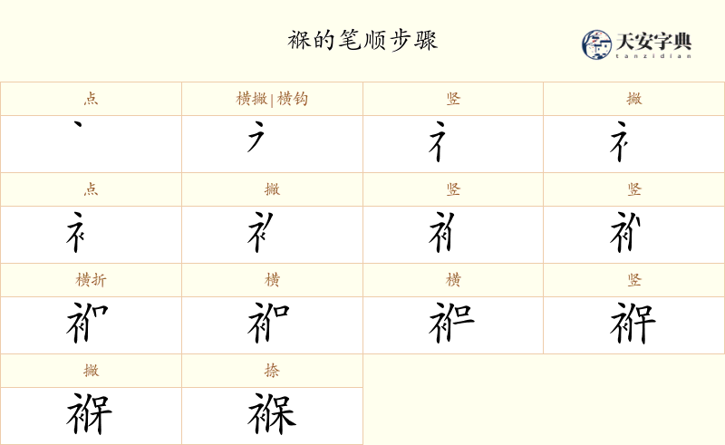 褓