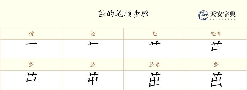 茁