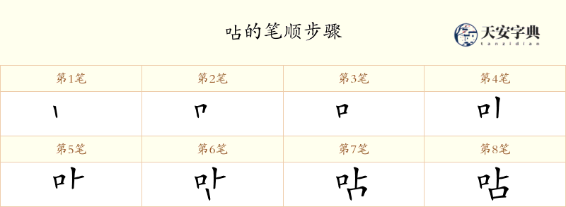 呫
