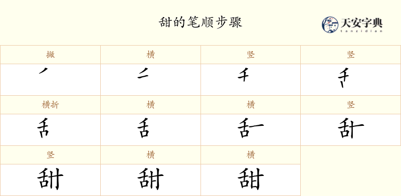 甜