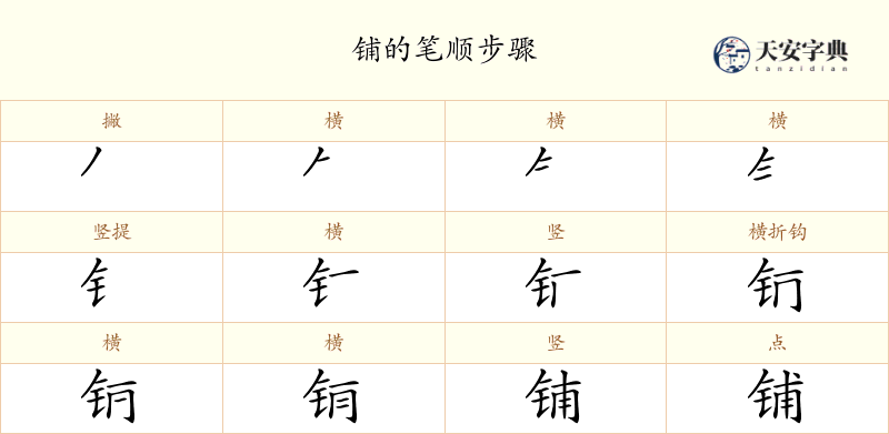 铺