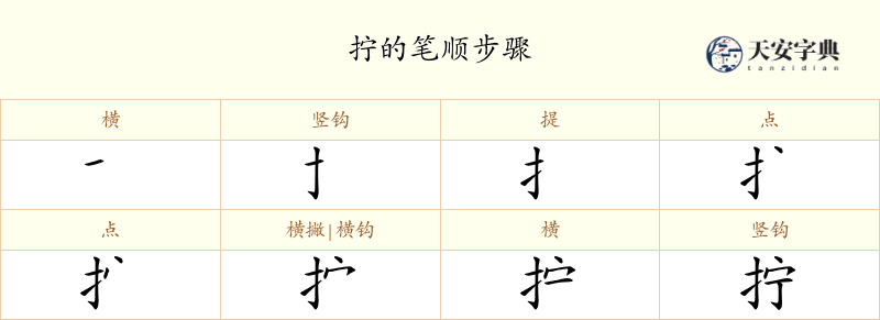 拧