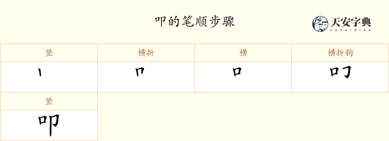 叩