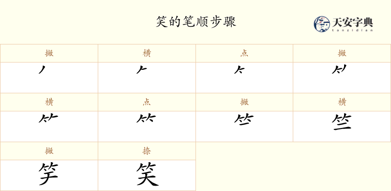 笑