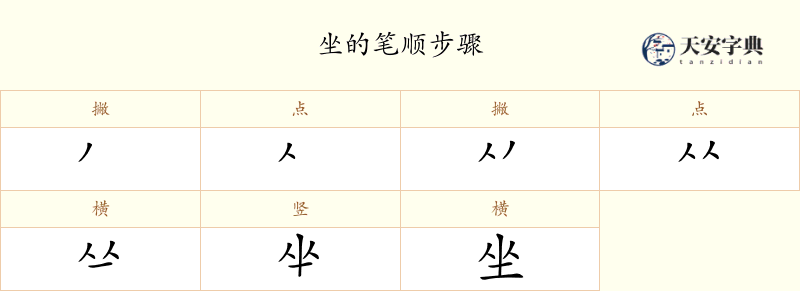 坐