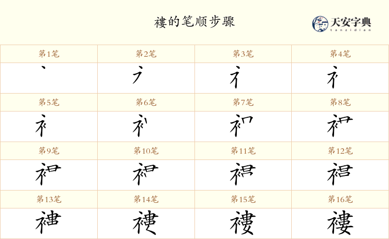 褸