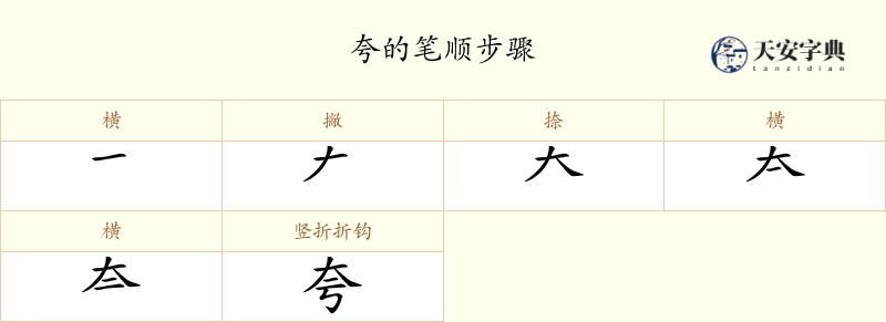 夸