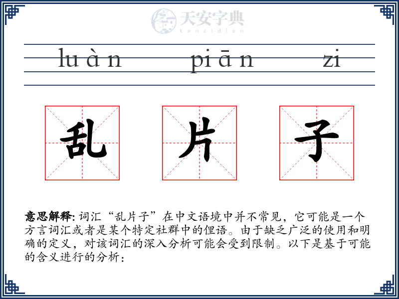 乱片子