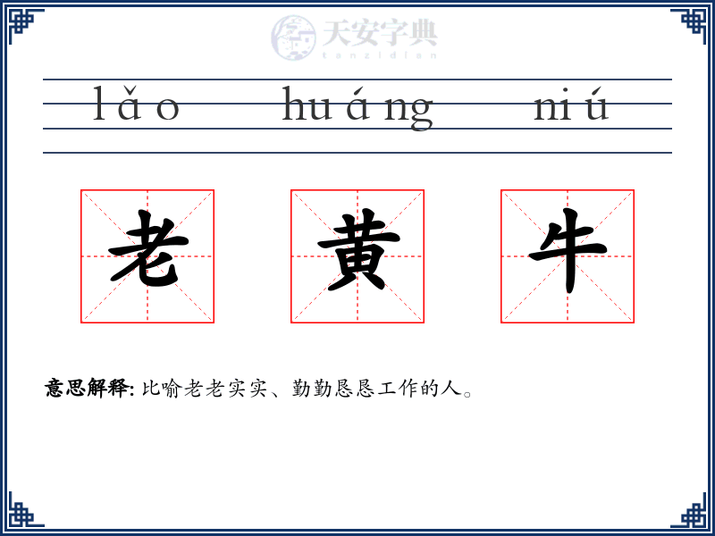 老黄牛