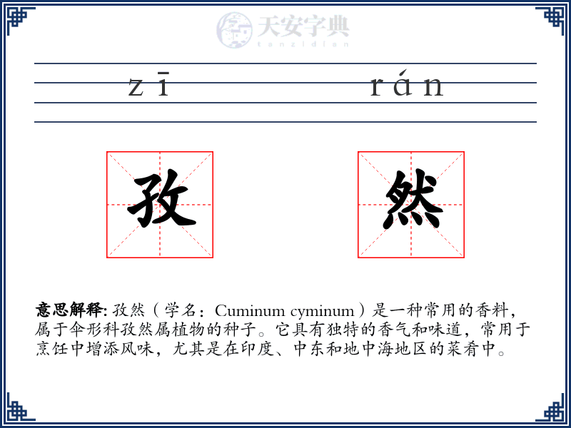 孜然