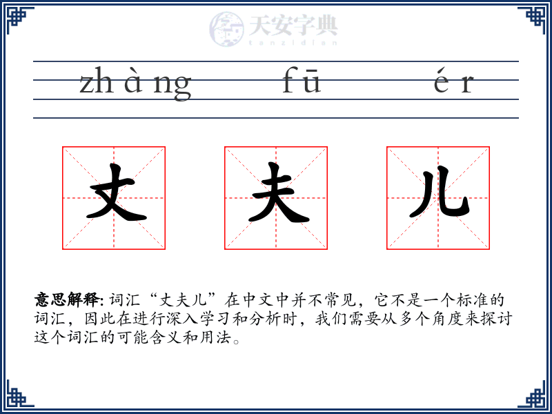 丈夫儿