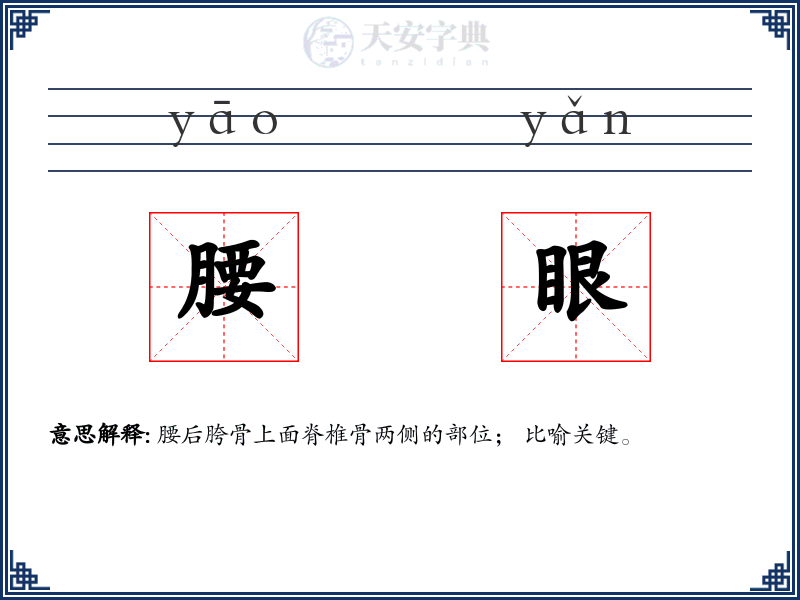 腰眼