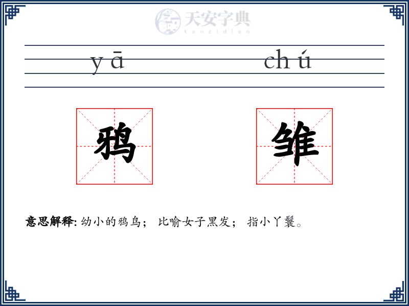 鸦雏