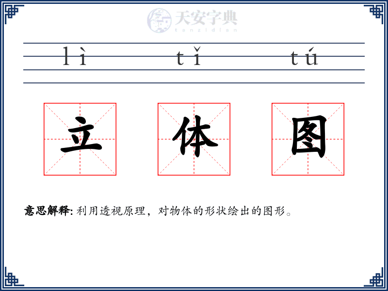 立体图