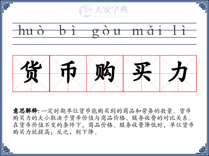 货币购买力
