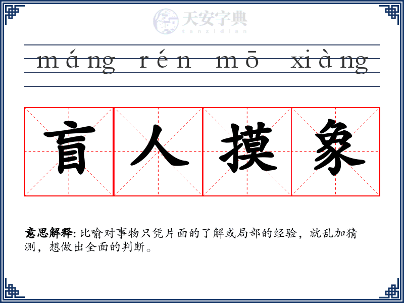 盲人摸象