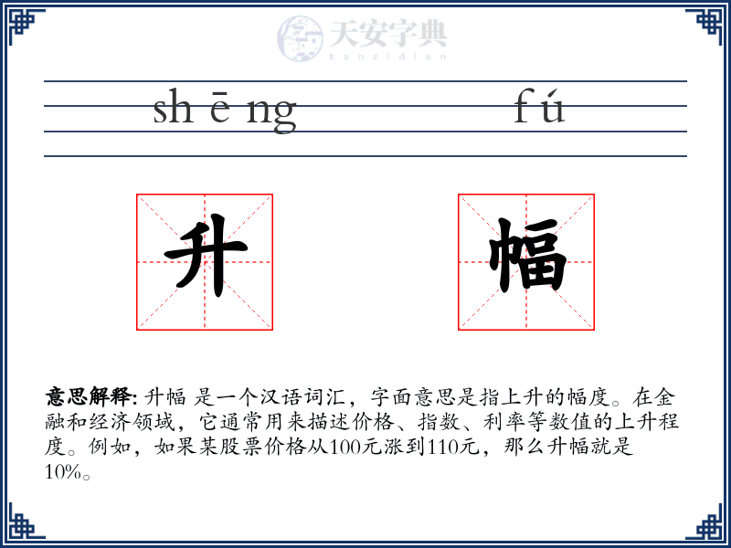 升幅