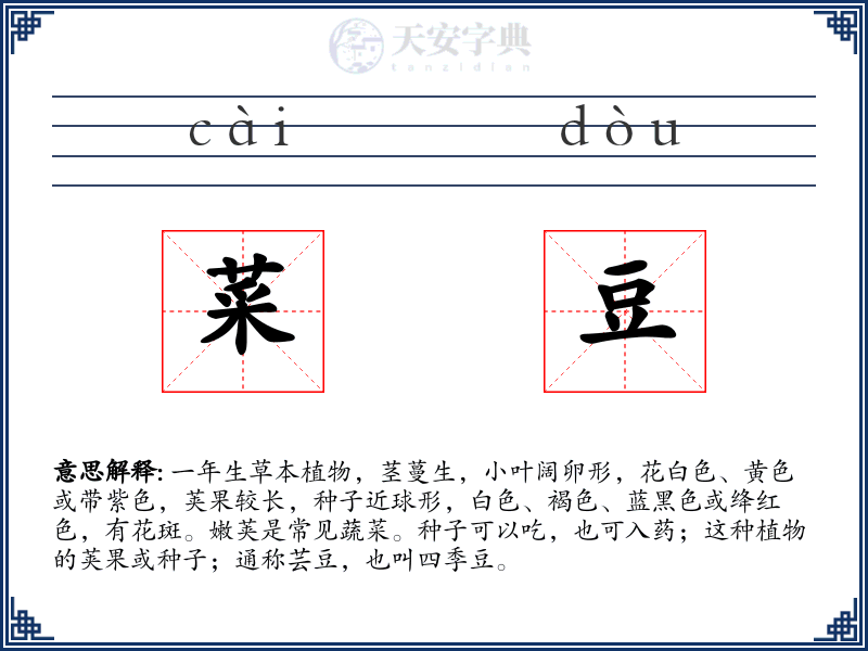 菜豆