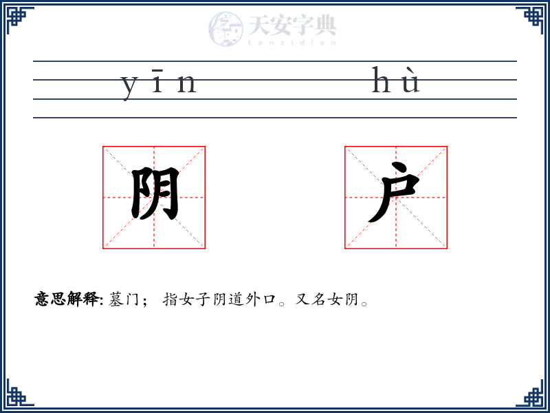阴户