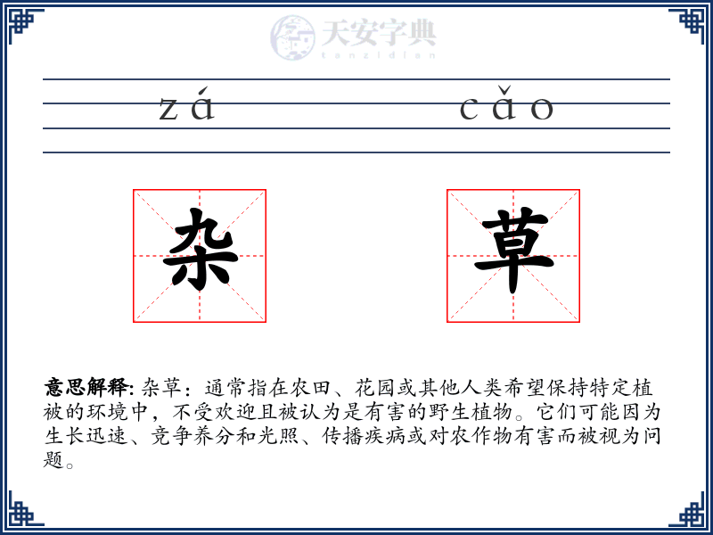 杂草