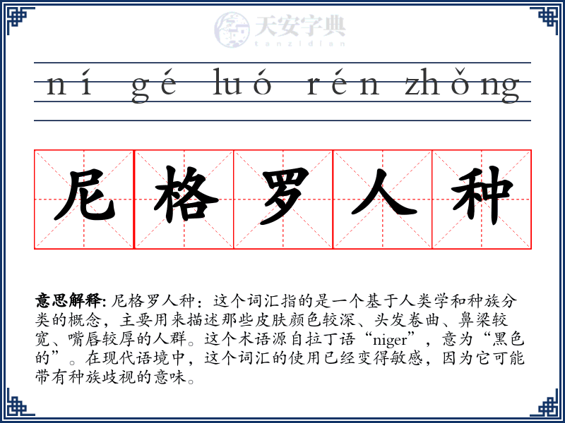 尼格罗人种